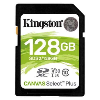 TARJETA DE MEMORIA KINGSTON SD 128GB CANVAS SELECT PL